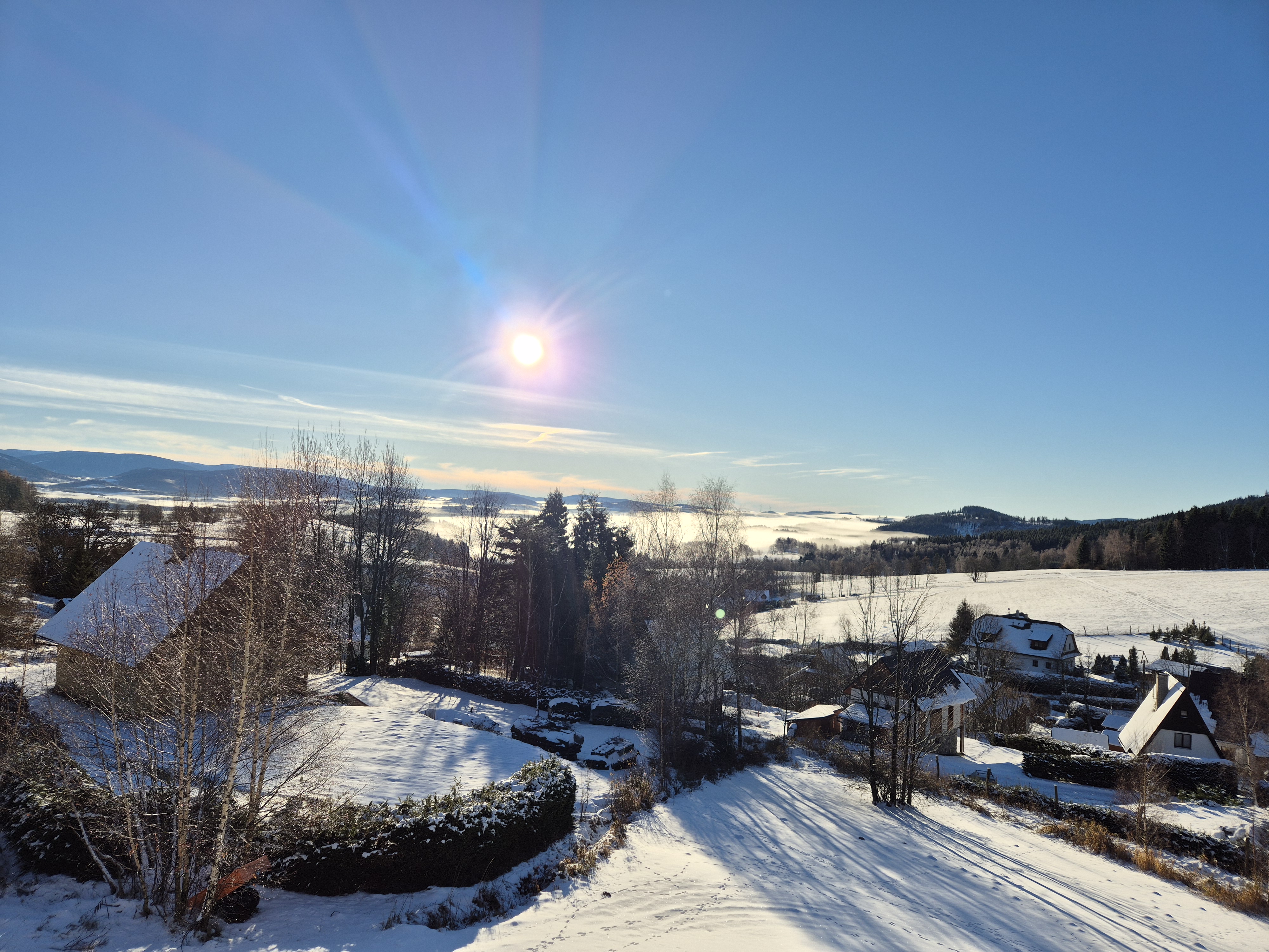 Krásný zimní víkend na horách