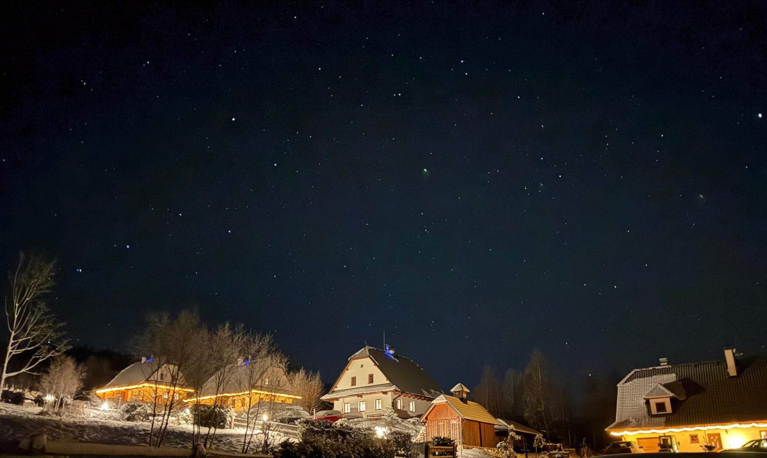 Hvězdné nebe v prosinci